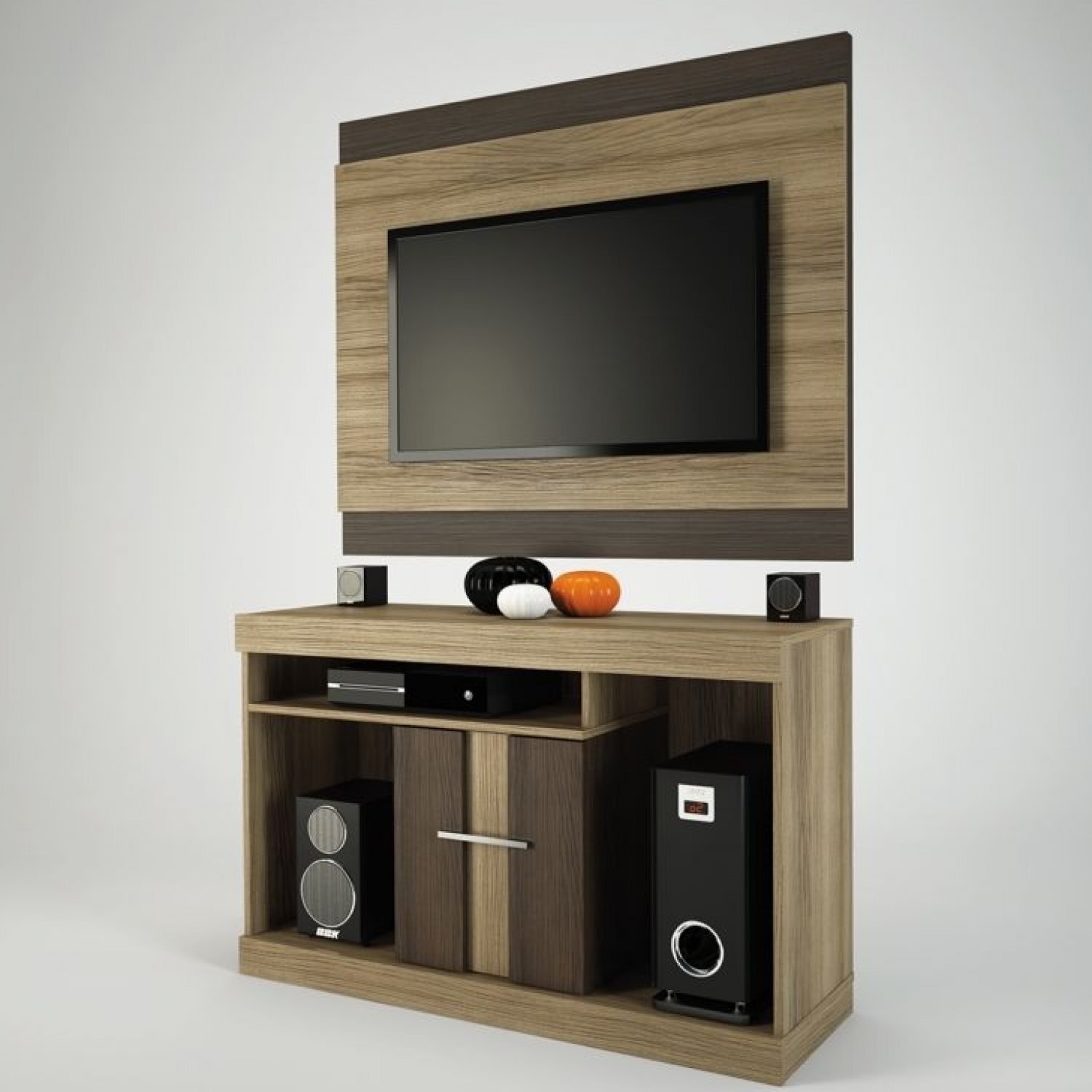 Rack com Painel para TV até 42 Polegadas San Diego Smart Linea Brasil