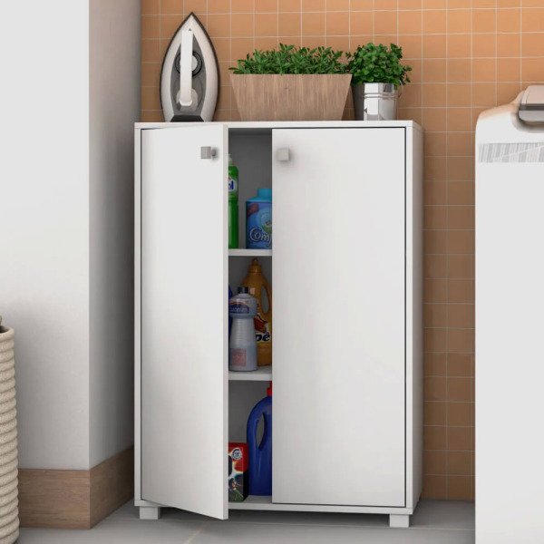 Armário Multiuso 2 Portas e 2 Prateleiras BRV - Branco Branco é boa?