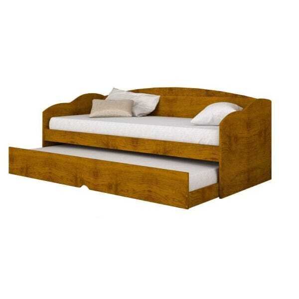 Sofá Cama Funny II Carvalho Rustico CARVALHO RUSTICO MadeiraMadeira