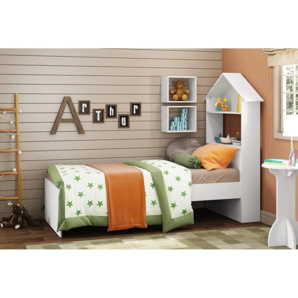 Cama Infantil Casinha Encantada com Baú - Branco Premium Branco é boa?