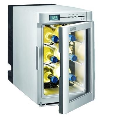 Adega Climatizada para 6 Garrafas Mf6W Prata Waeco com Luz Interna ...