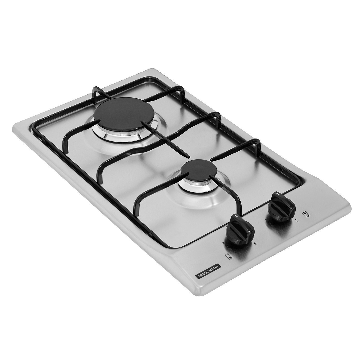 Cooktop 2 Bocas a Gás Tramontina Dominó 2GX 30 Bivolt Inox MadeiraMadeira